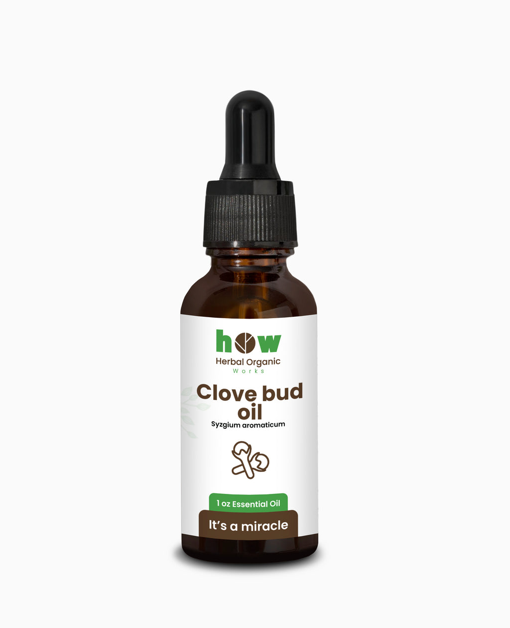 Clove Bud Oil – Pure Essential Oil for Teeth & Skin | 1 oz