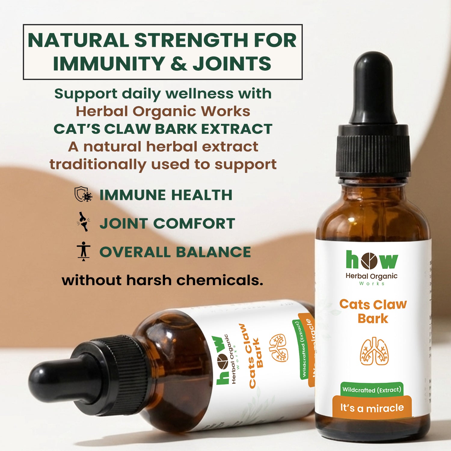 Cats claw bark extract natural support