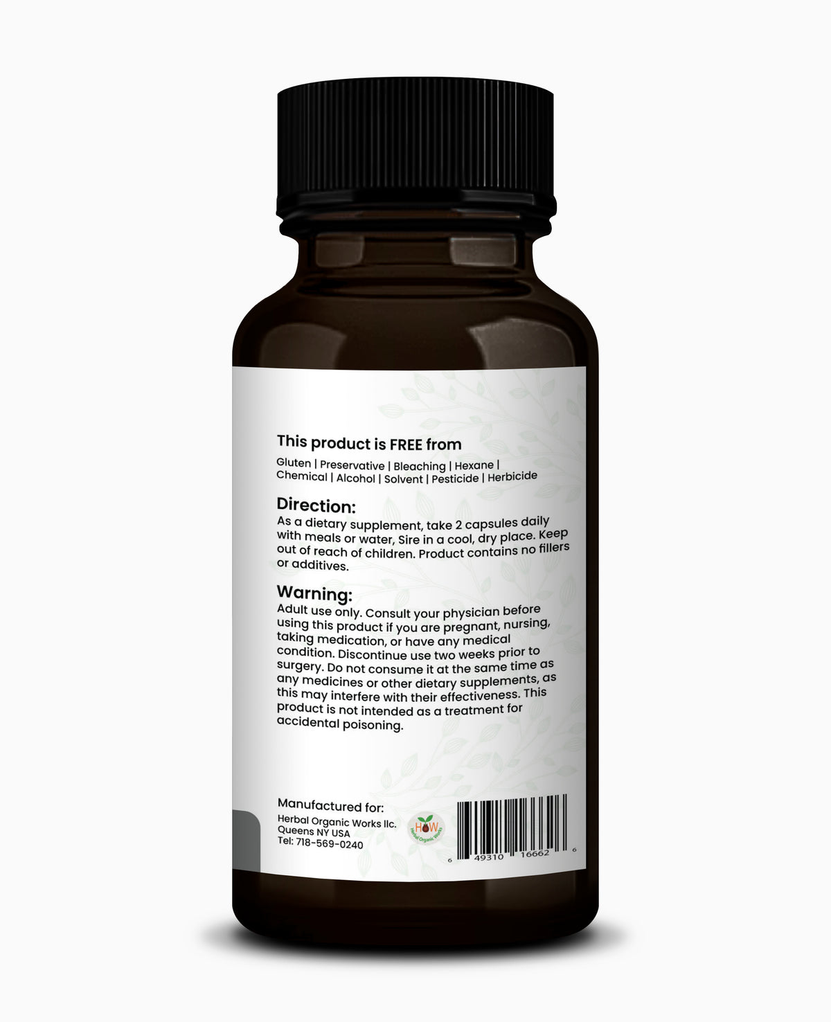 Charcoal Activated Capsule for Digestive Detox - 60 Capsules