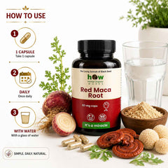 Red Maca Root Capsules