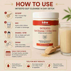 Intesto Gut Cleanse 14 Day Detox | Bloating, Digestion & Gut Health Support