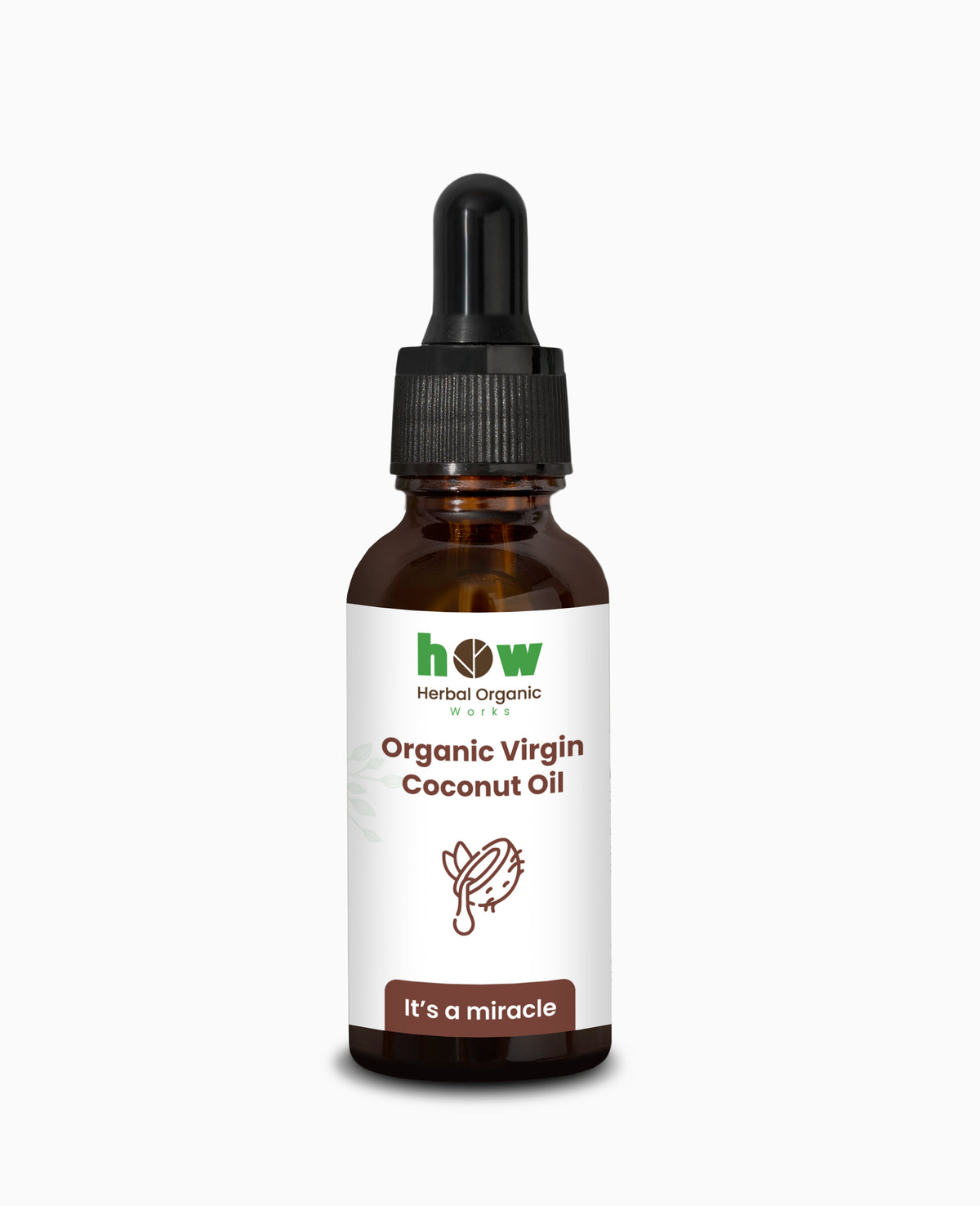 Coconut Oil – Pure Cold-Pressed for Hair & Skin, 30ml