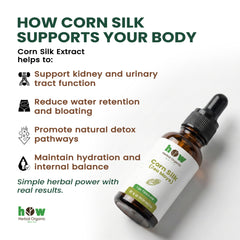 Corn silk extract for body  support