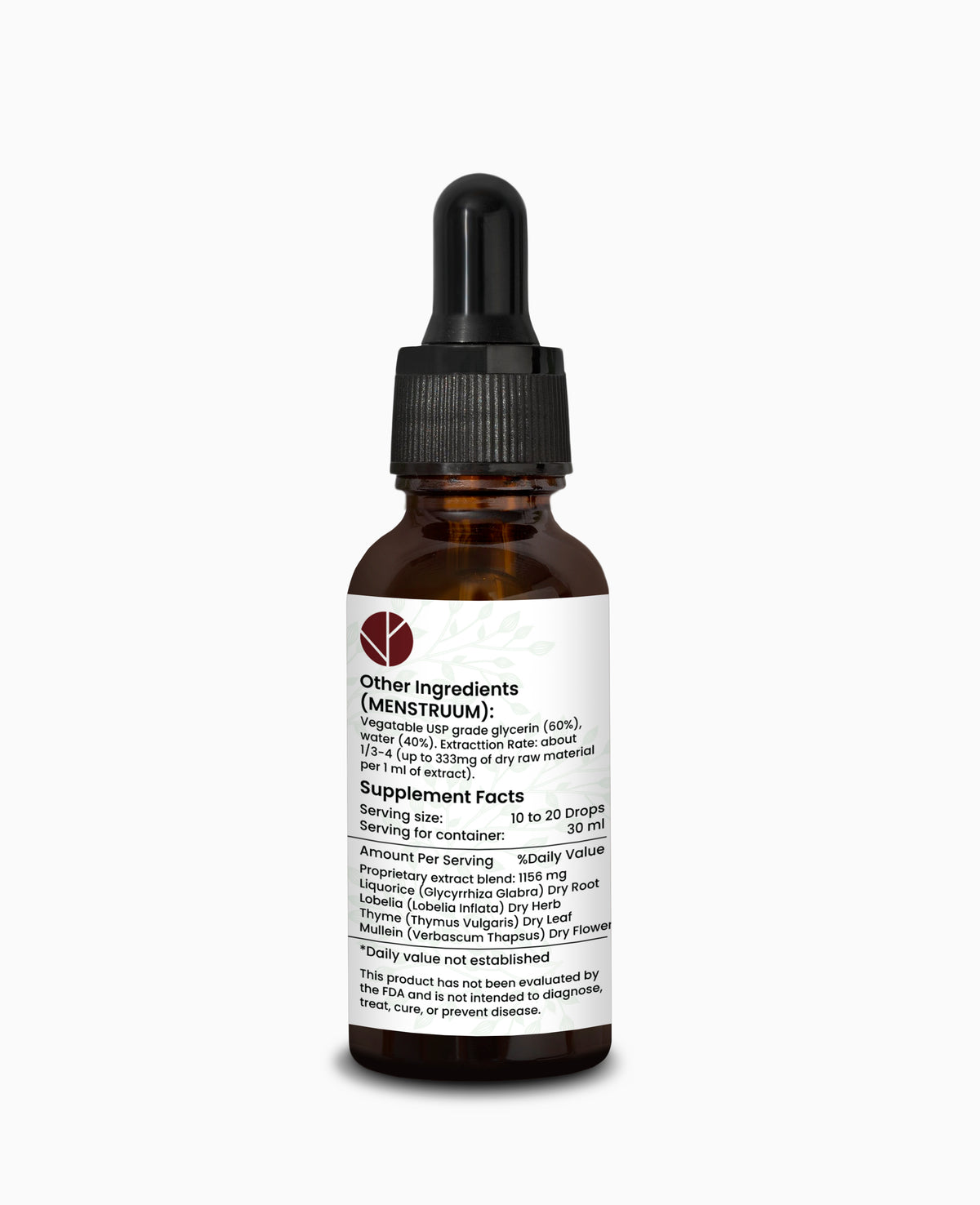 Winter Root Herbal Tincture – Traditional Botanical Blend | 1 oz