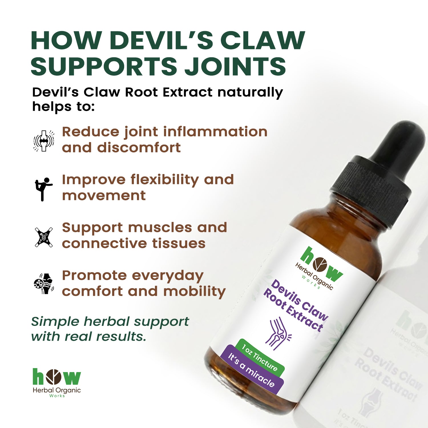 Devil's claw extract for joint