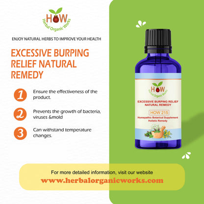 EXCESSIVE BURPING RELIEF NATURAL REMEDY (HOW215)