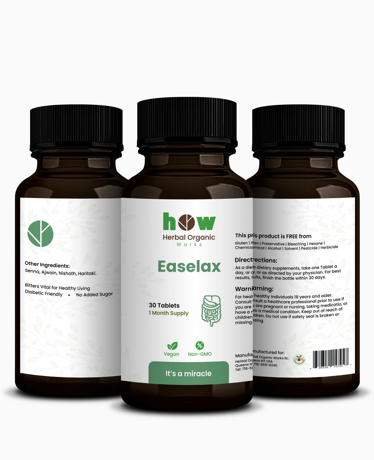 Easelax Tablets For Constipation Relief - 30 Tablets