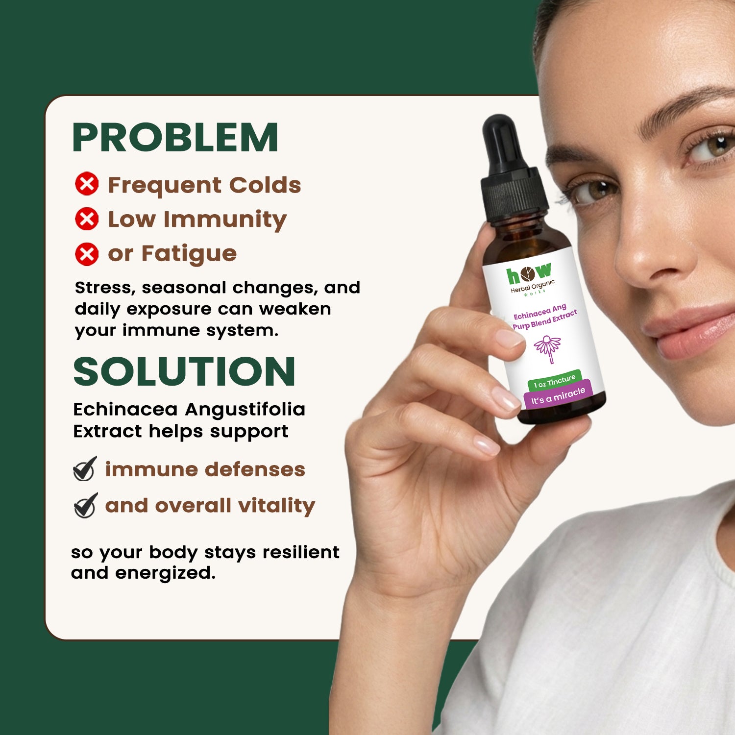 Echinacea angustifolia extract problem