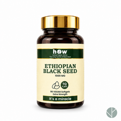 Ethiopian Black Seed Oil Capsules 1000mg Vegan Softgels