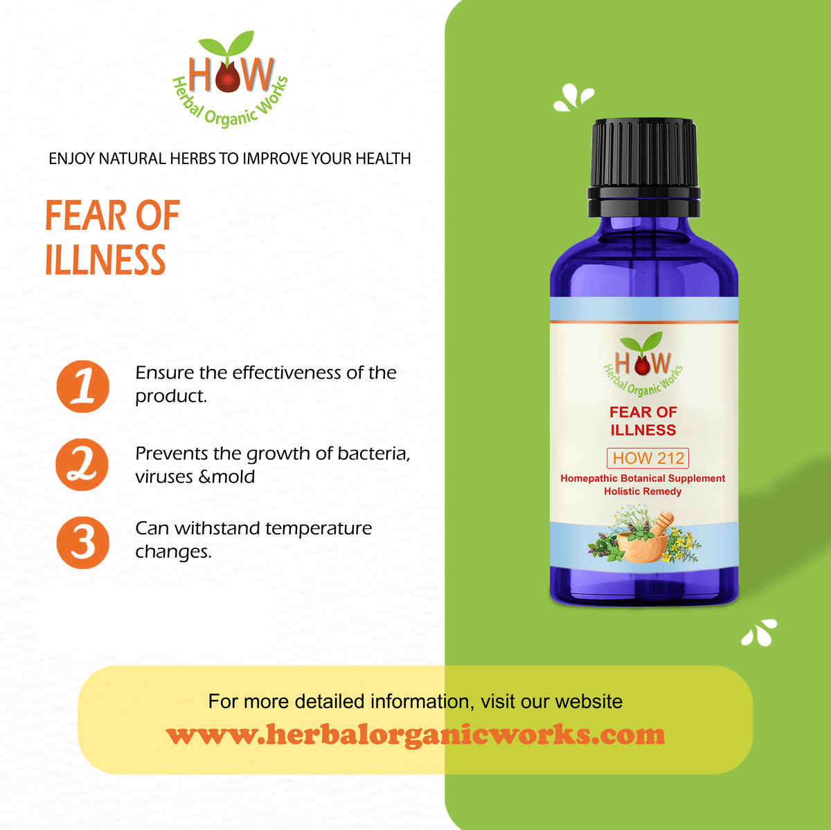 REMEDY FOR FEAR OF ILLNESS (HOW212)