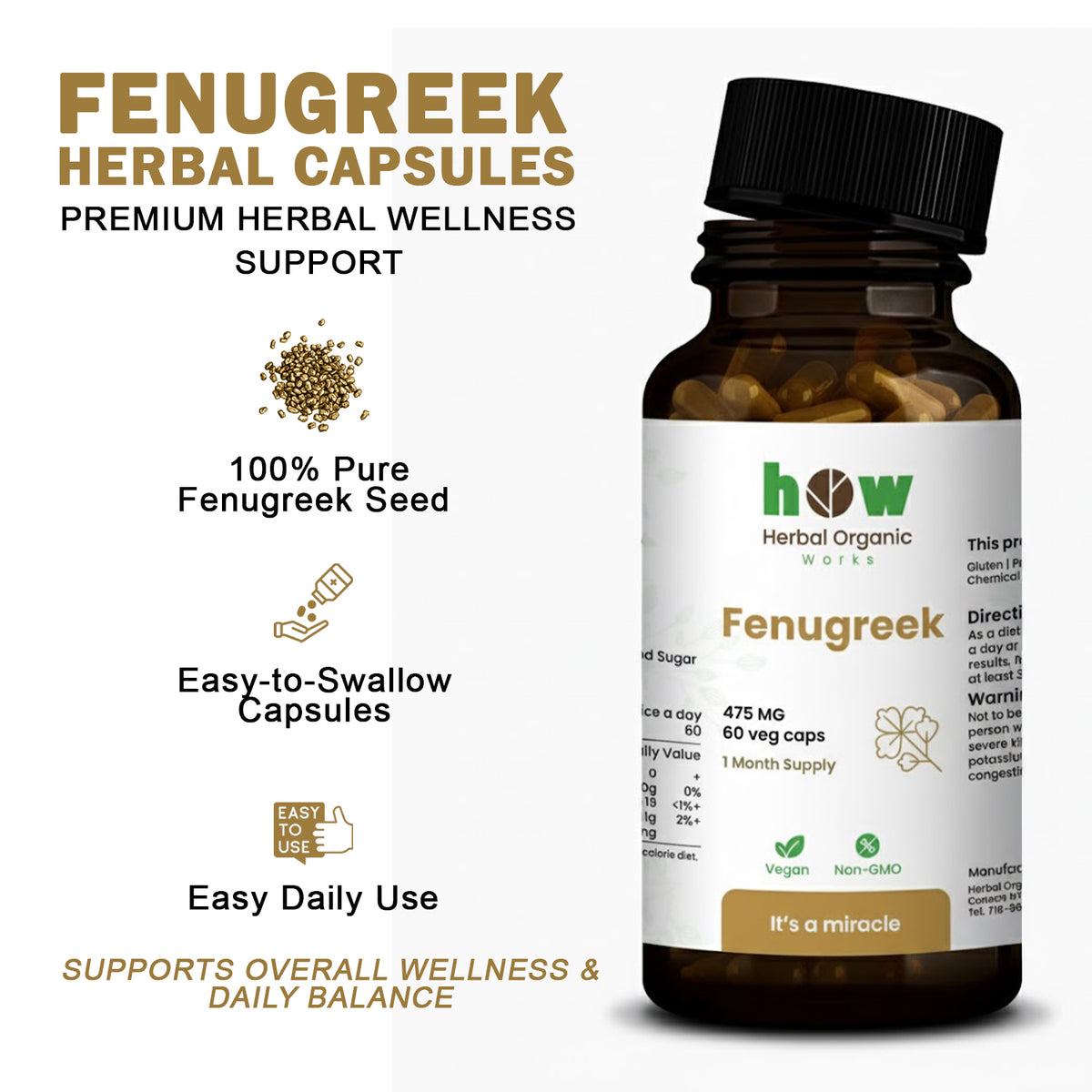 Fenugreek capsules 