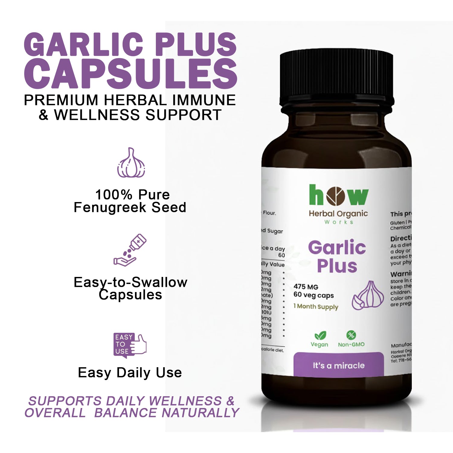 Garlic plus capsules