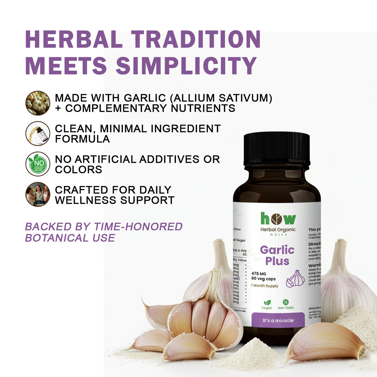 Garlic plus capsules works