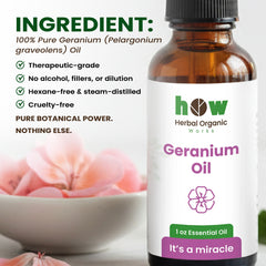Geranium oil ingredients