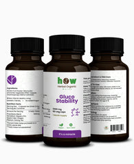 Gluco Stability Capsules – 100% Pure Bitter Melon Extract | Supports Healthy Blood Sugar, Cholesterol & Metabolic Health | 60 Capsules ( 1 Month supplement )