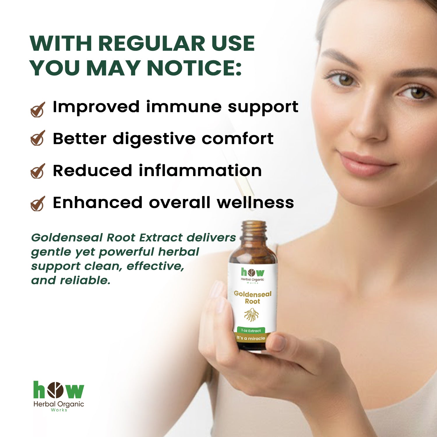 Goldenseal root extract benefits