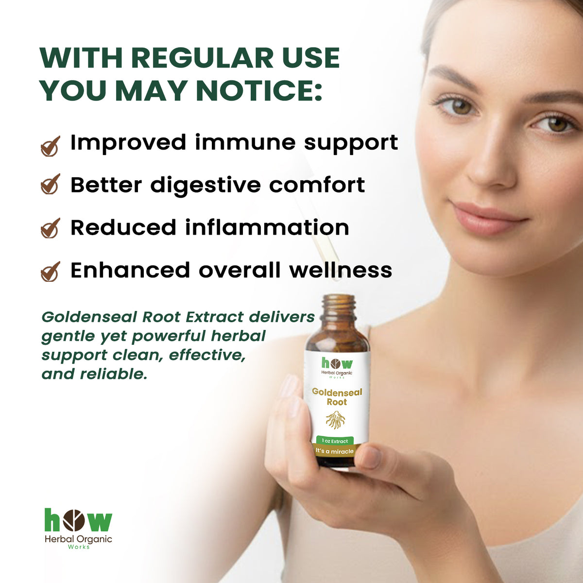 Goldenseal root extract benefits