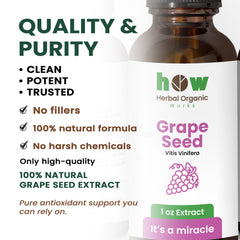 Grape seed extract quality