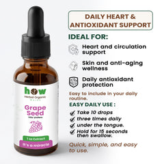 Grape seed extract uses