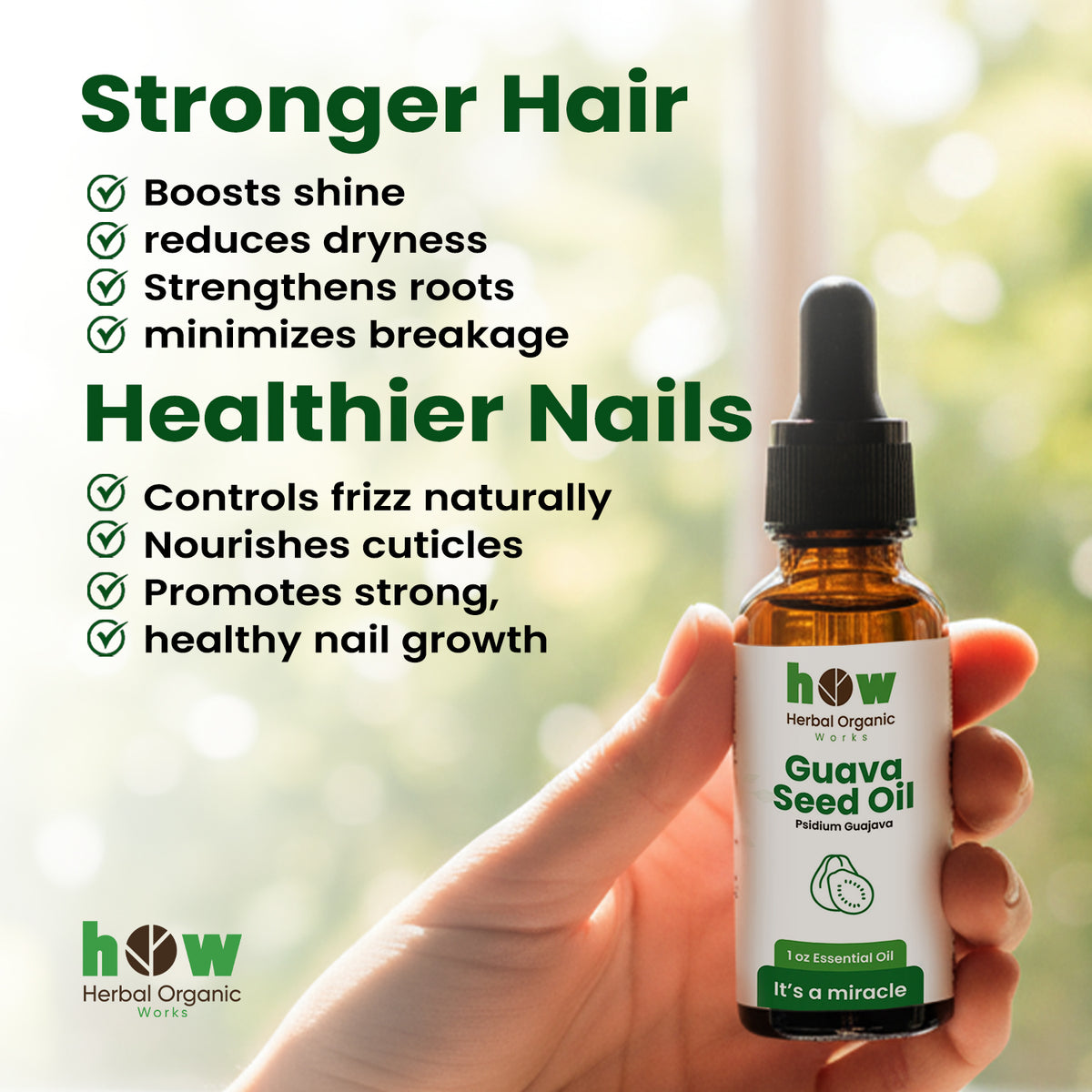 Guava seed for hair