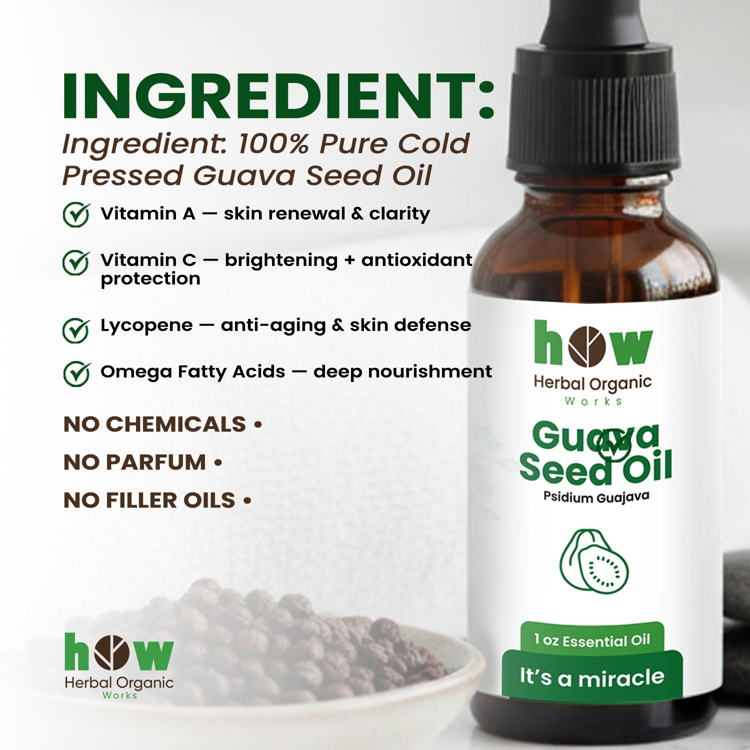 Guava seed oil ingredients