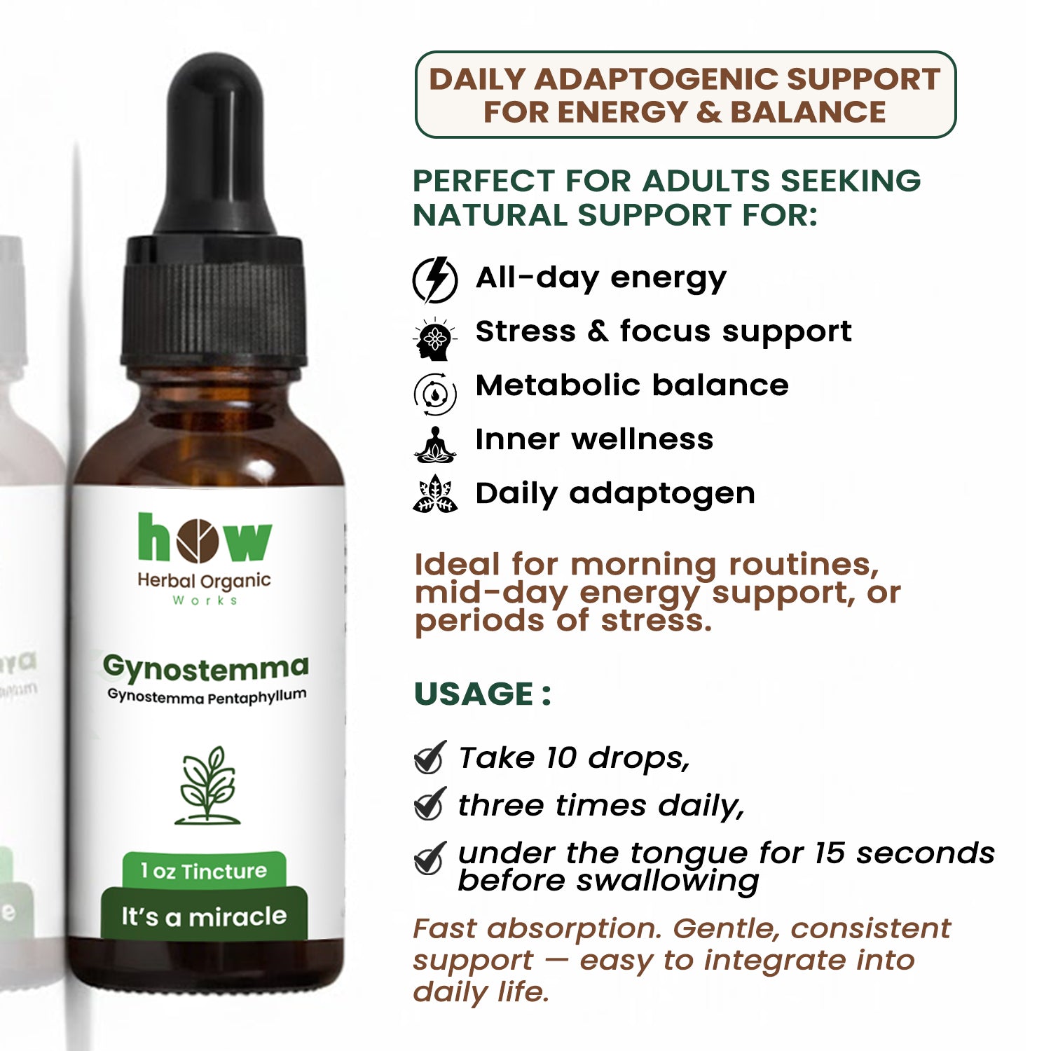 Gynostemma tincture uses
