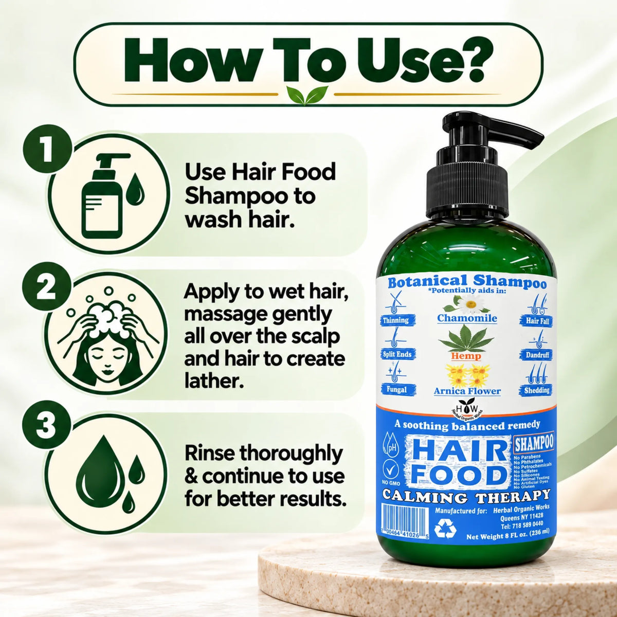 BOTANICAL SHAMPOO HAIR FOOD