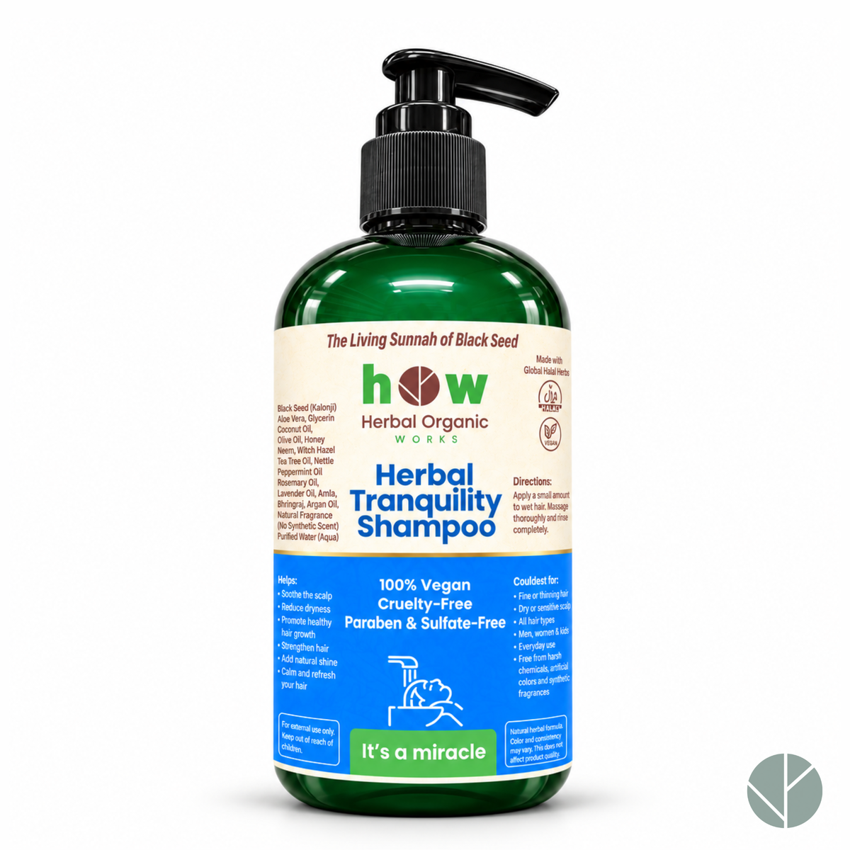 Herbal Tranquility Shampoo | Vegan & Sulfate-Free