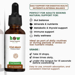 Irish Moss Tincture uses