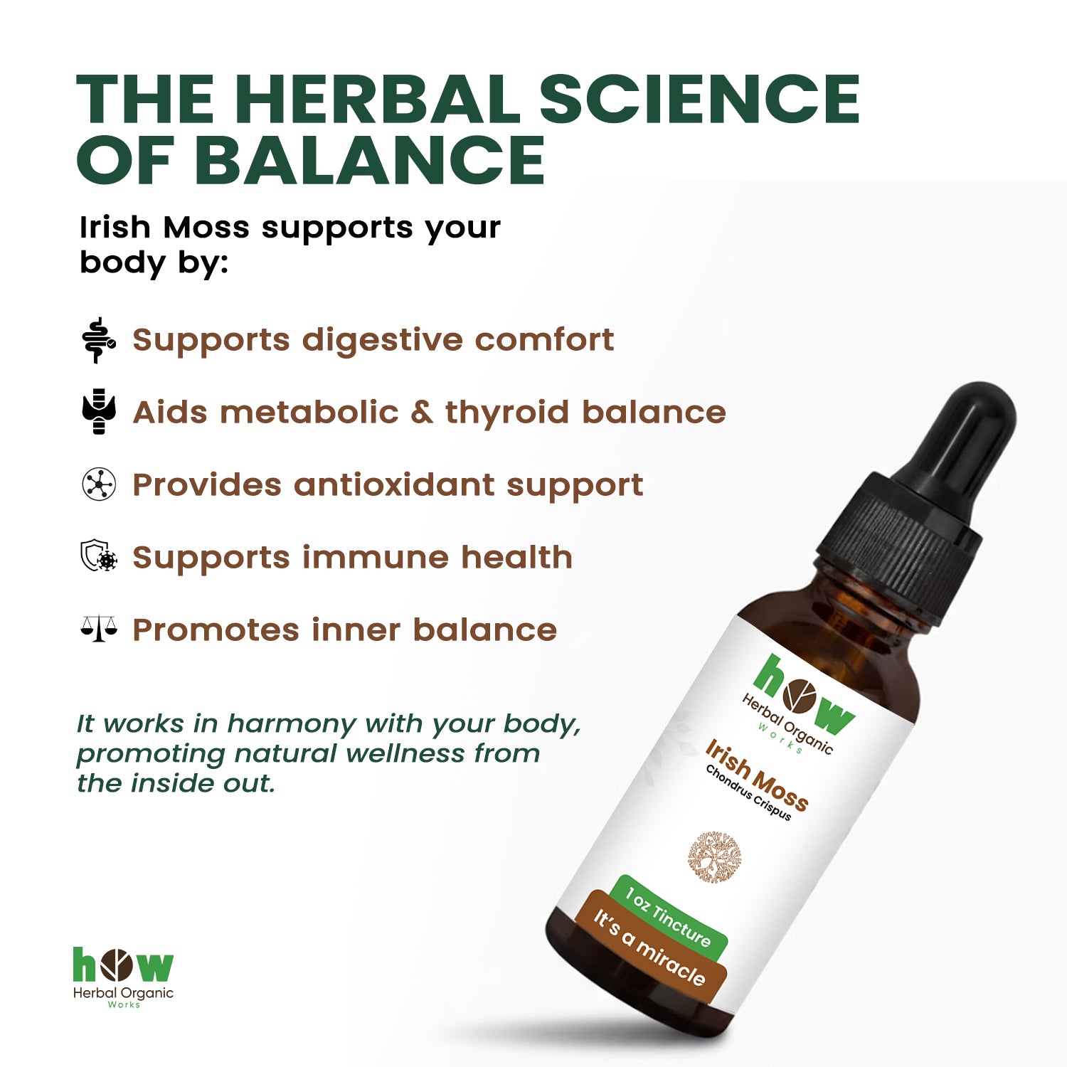 Irish Moss Tincture works