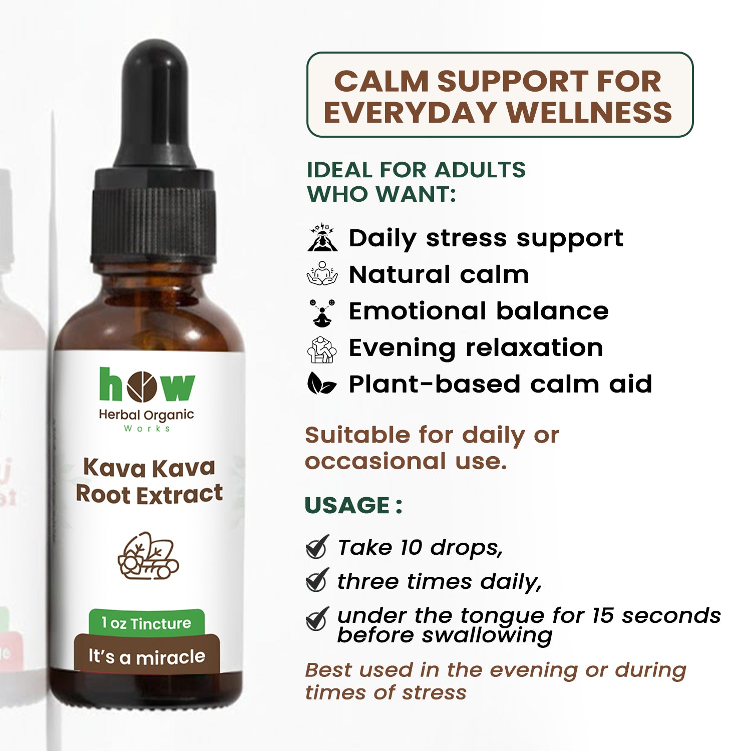 Kava kava root extract uses