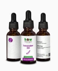 Lavender Carrier Oil – Herbal Organic Works 1 oz | Pain Relief & Multi-Purpose Oil for Skin, Hair & Nails