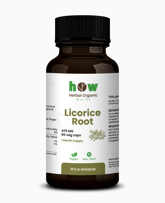 Licorice Root Capsules | Throat & Digestive Support