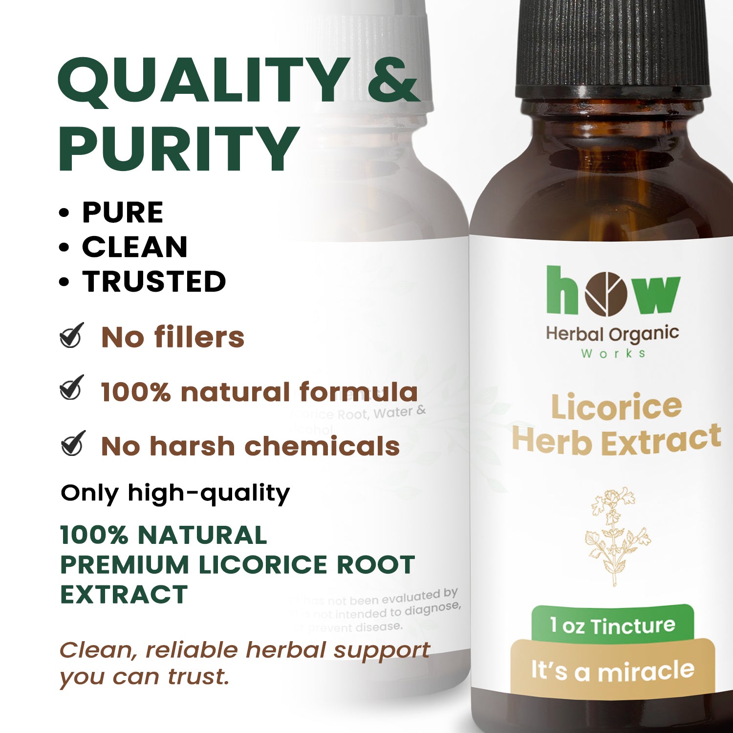 Licorice root extract quality
