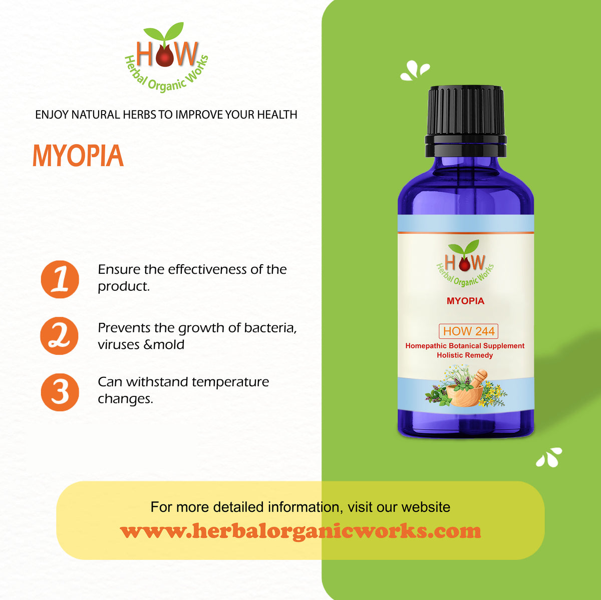 MYOPIA-NEARSIGHTEDNESS REMEDY (HOW244)