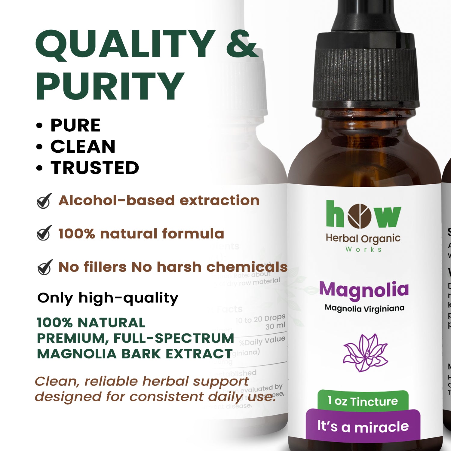 magnolia Tincture quality