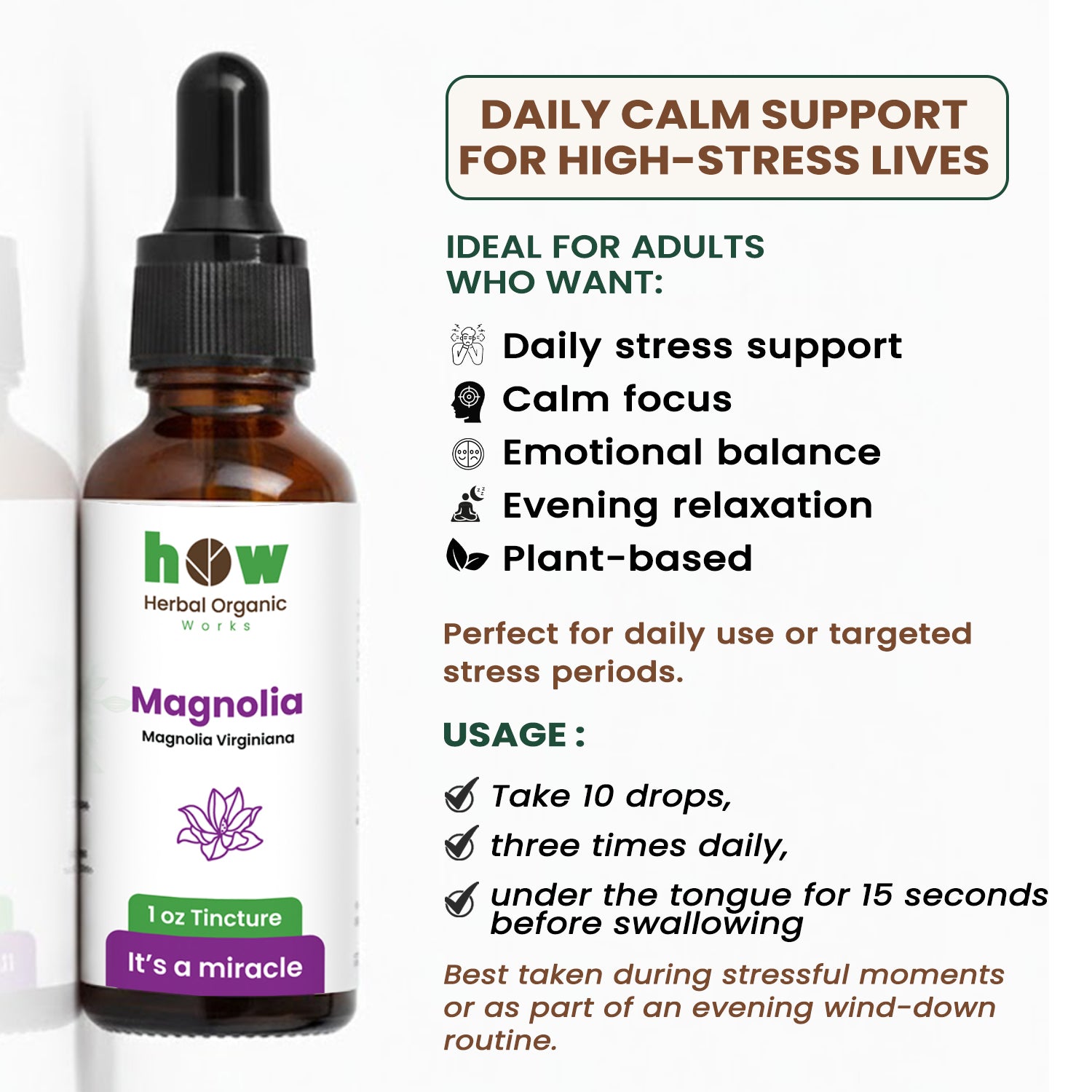 magnolia Tincture uses