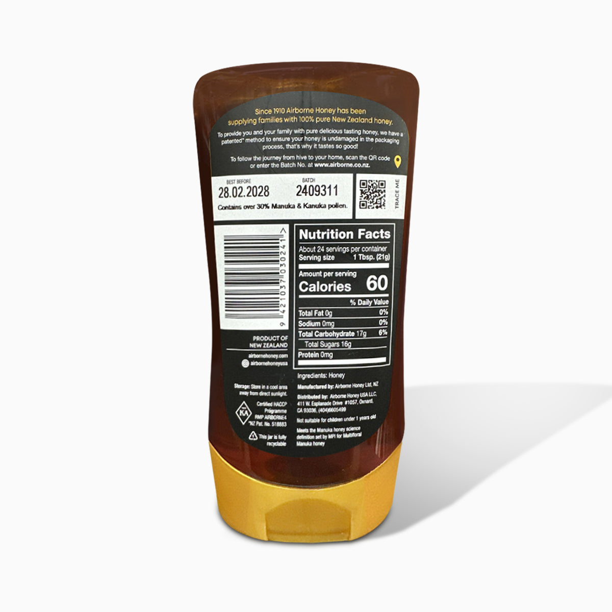 AIRBORNE Manuka Honey for Strong Immunity & Daily Wellness
