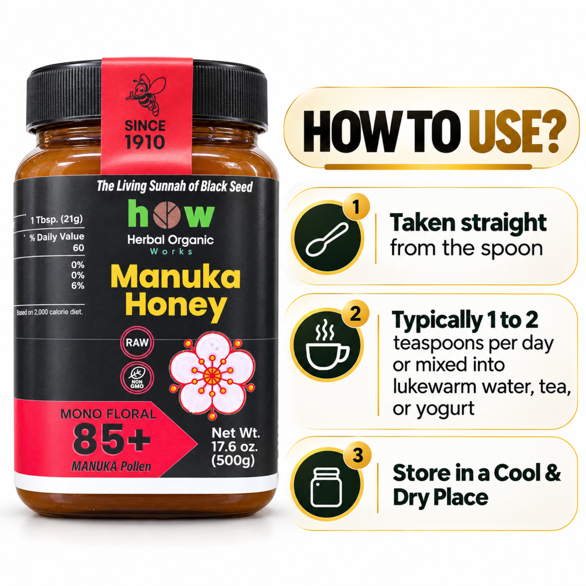 85+ Active Manuka