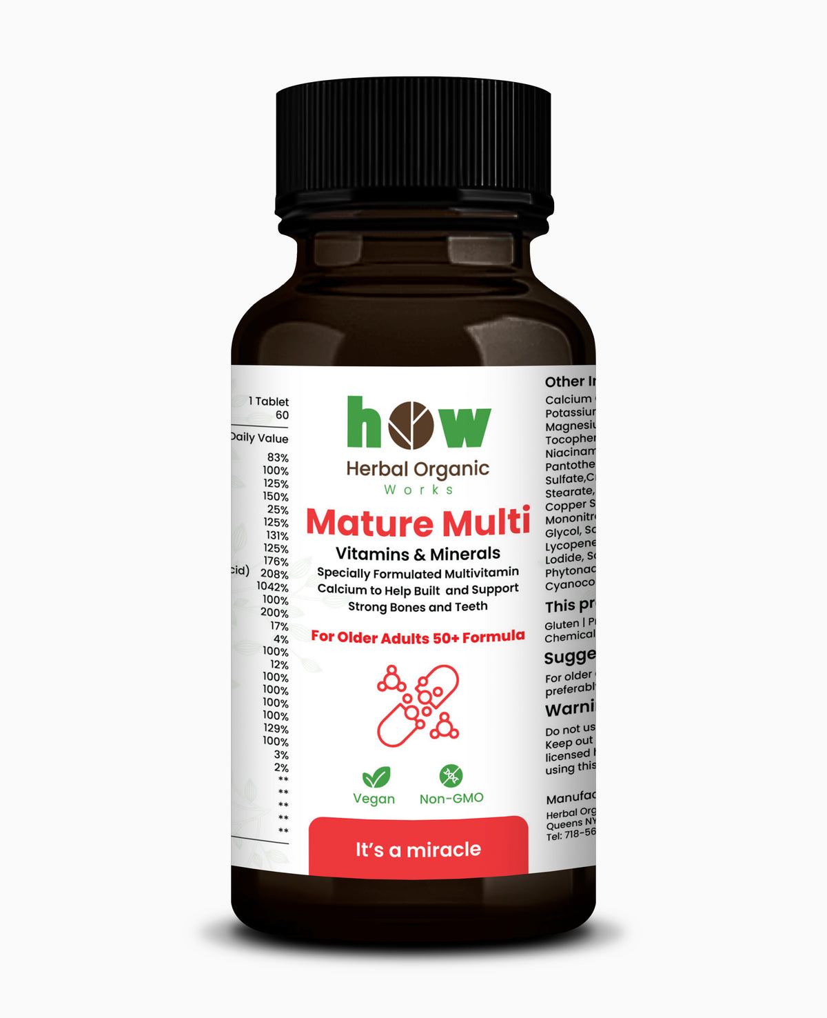 Mature Multi Vitamins & Minerals