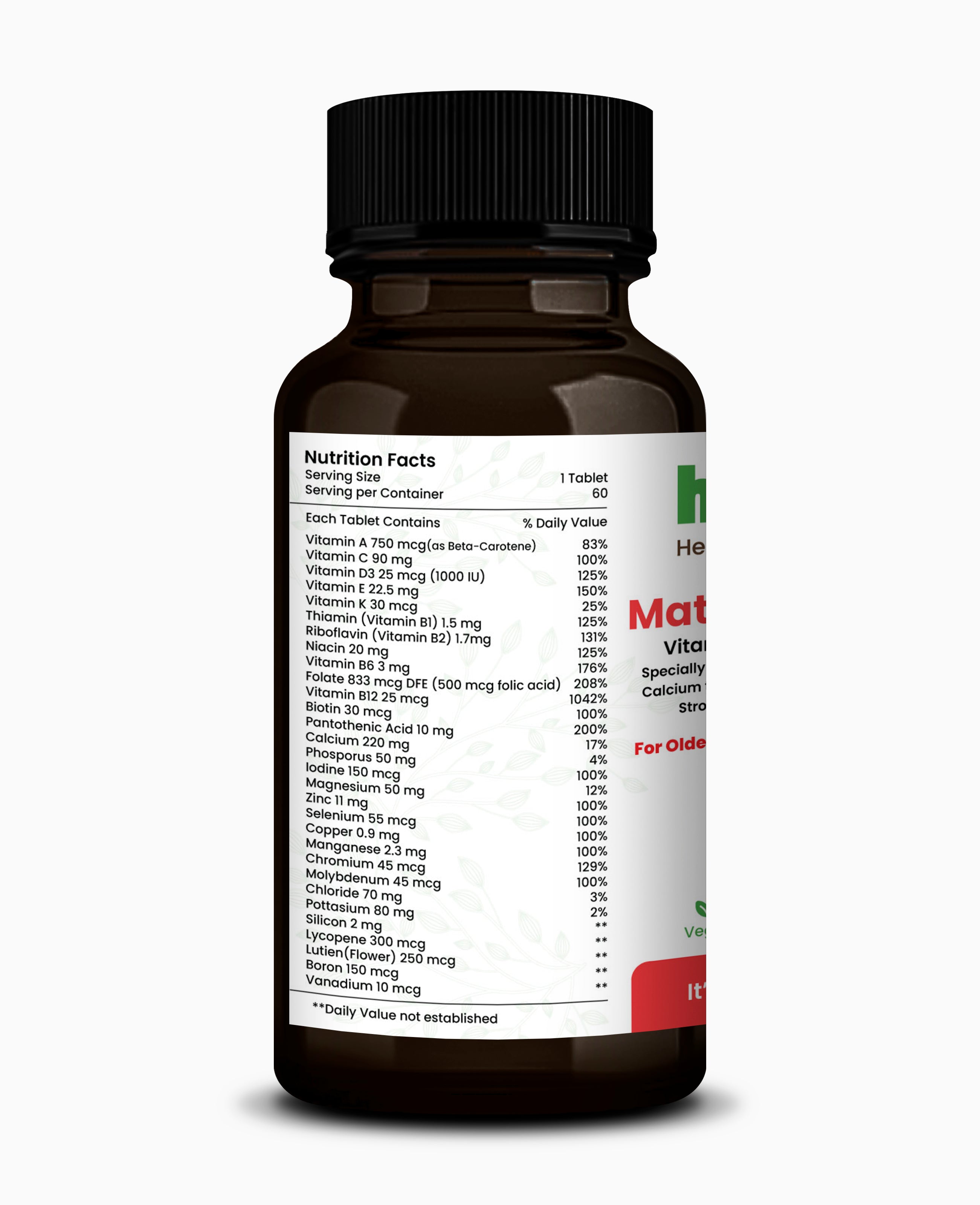Mature Multi Vitamins & Minerals