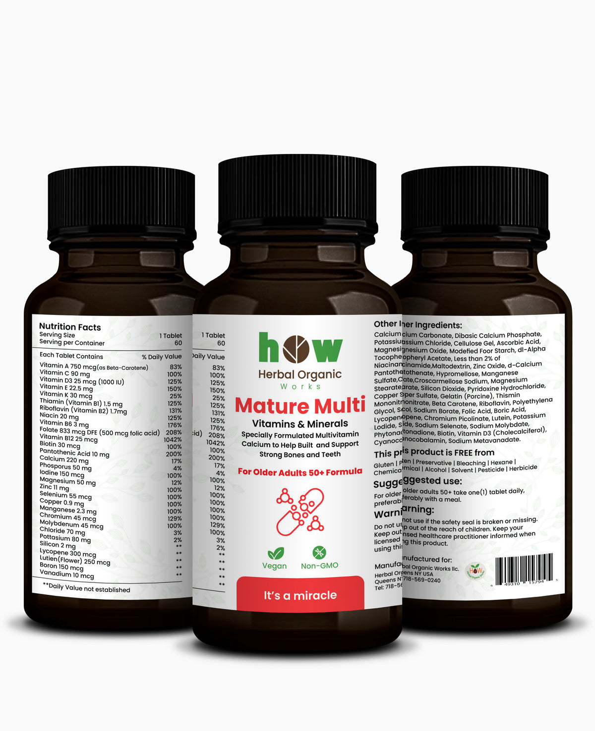Mature Multi Vitamins & Minerals