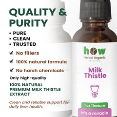 Milk thistle extract quality