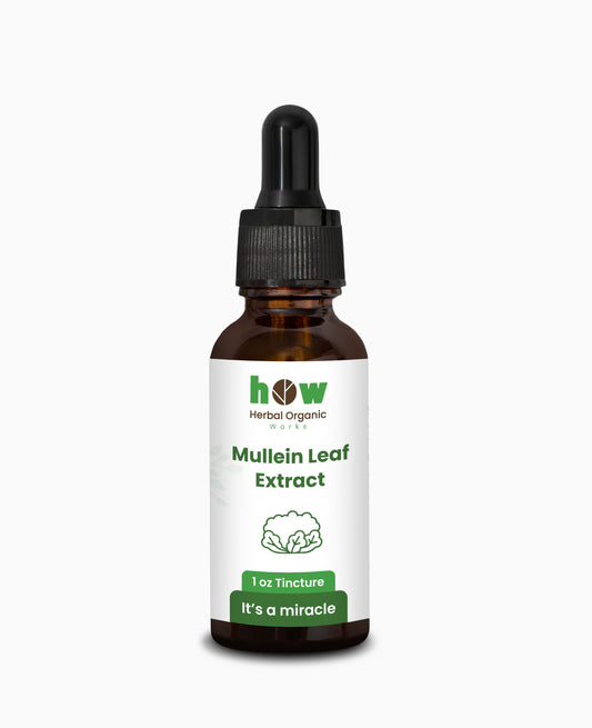 Mullein Leaf Extract  for Clear Breathing & Lung Cleansing