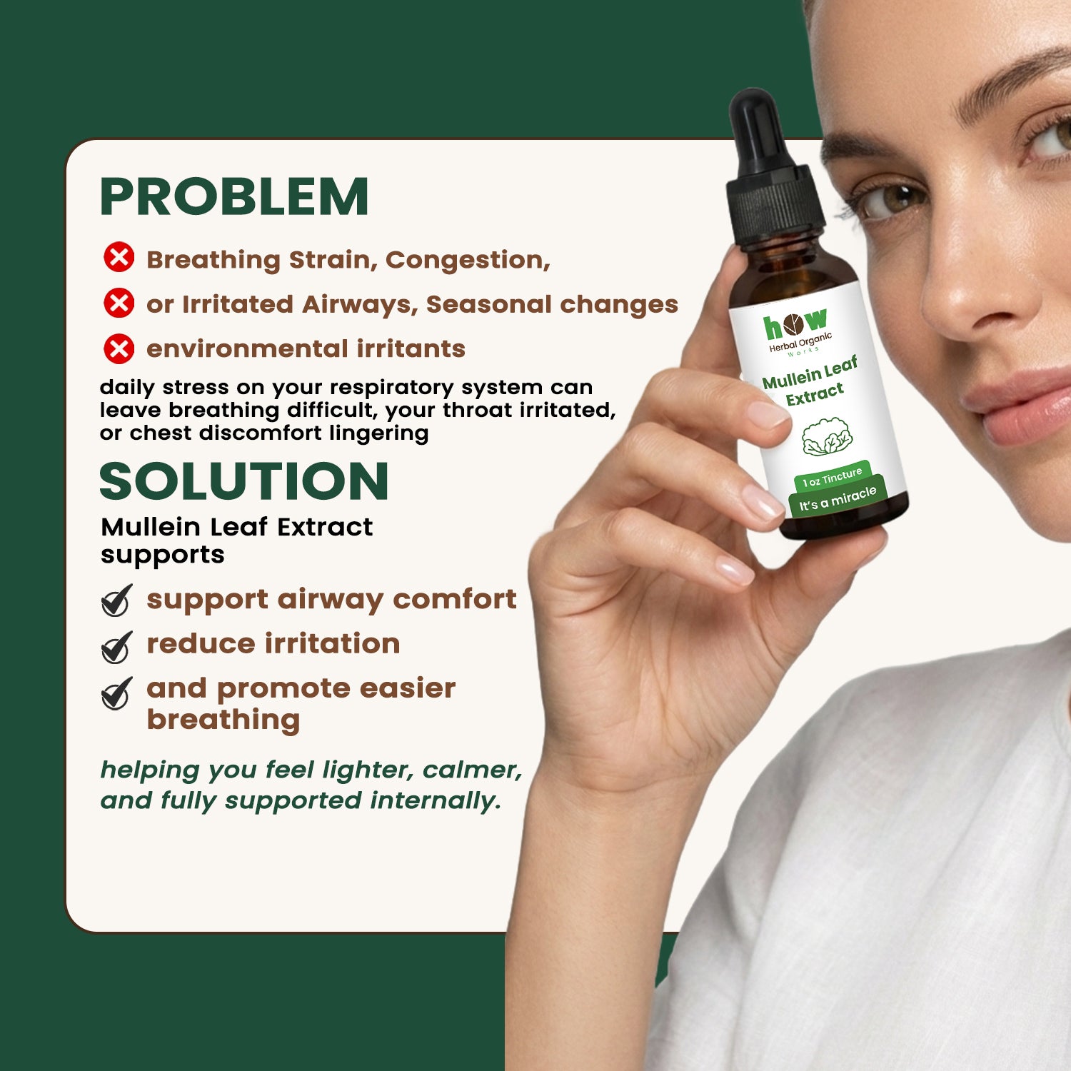 Mullein Leaf extract problem