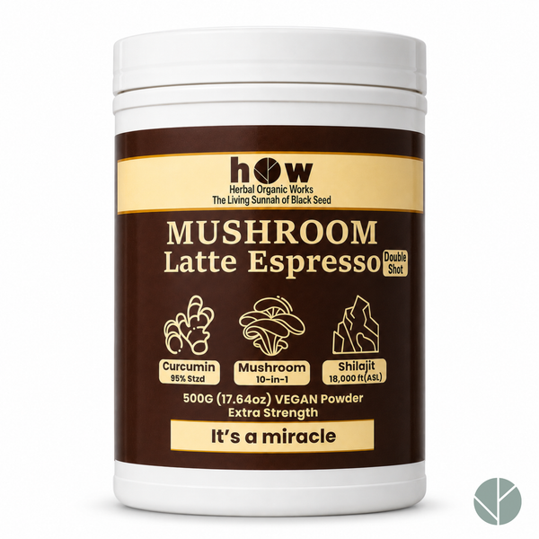 Latte Espresso | Functional Mushroom Coffee with Shilajit & Curcumin