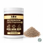 Organic Mushroom Coffee 10-in-1 Espresso Latte with Shilajit & Curcumin
