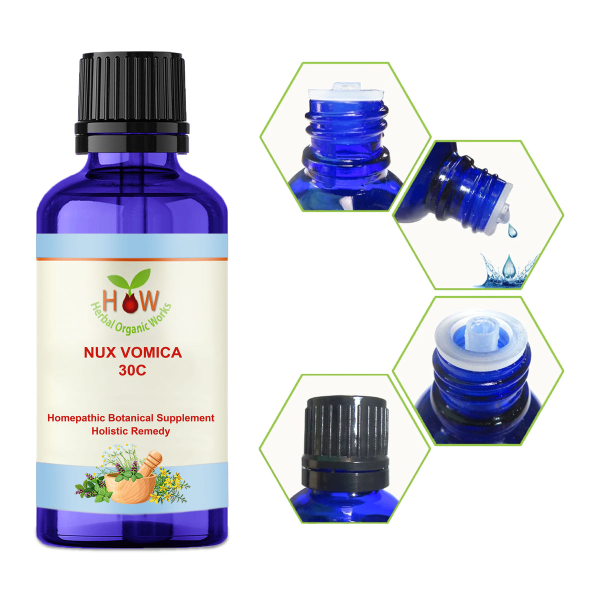 NUX VOMICA 30C REMEDY FOR VOMITING