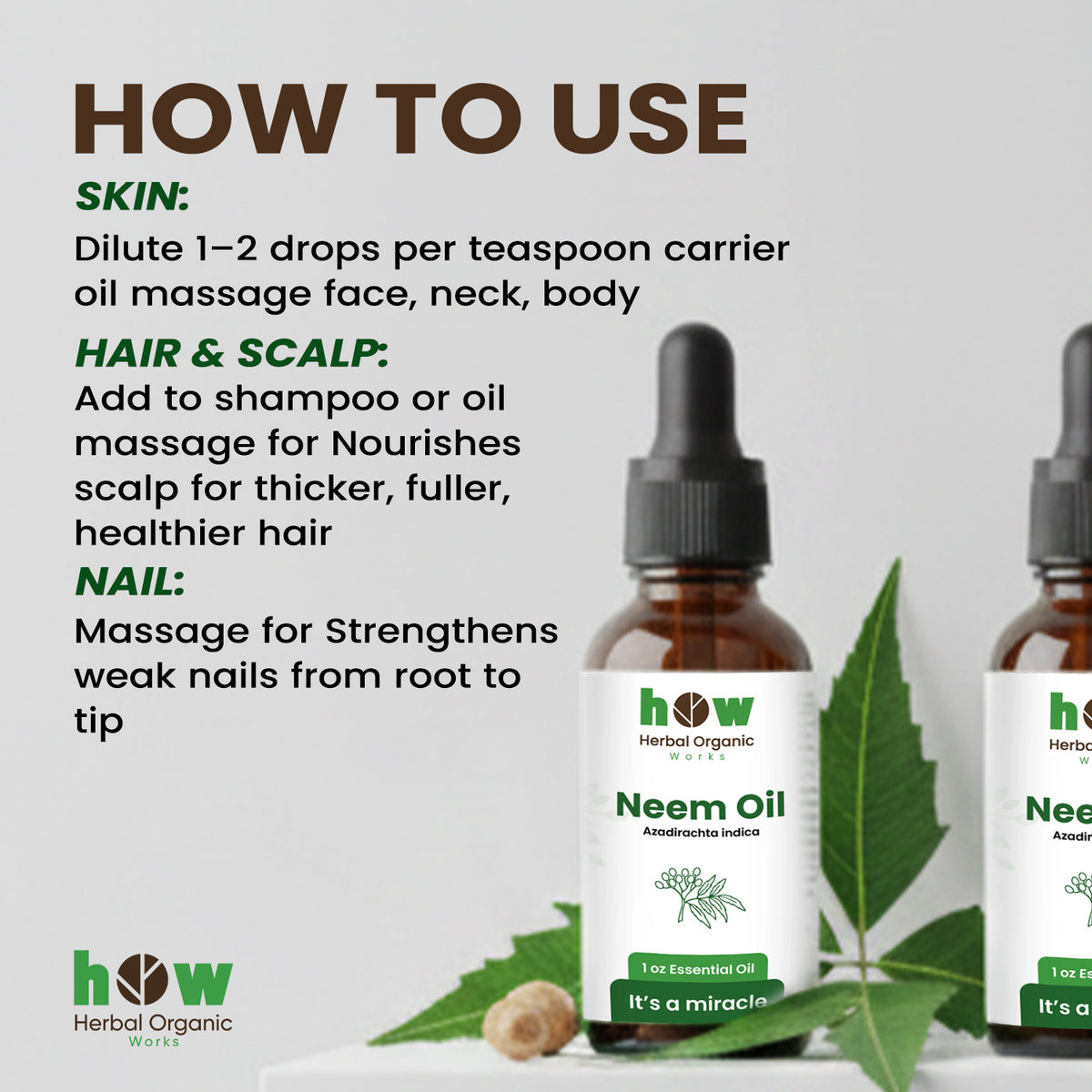 Neem oil uses