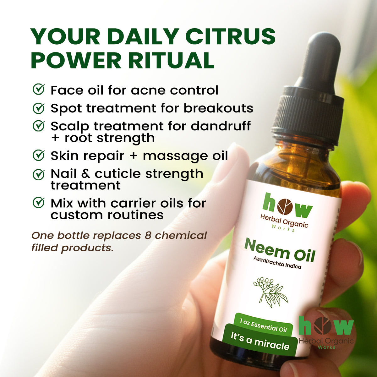 Neem oil works